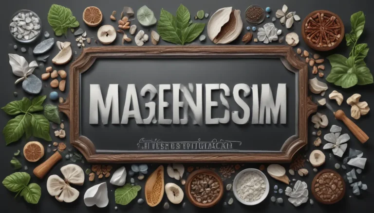 Discover the Wonders of Magnesium: A Comprehensive Guide