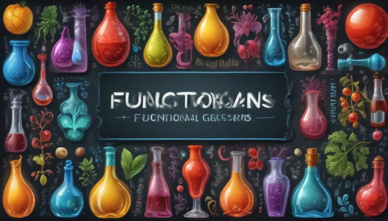 Unveiling the Mysteries of Functional Groups: 12 Intriguing Facts