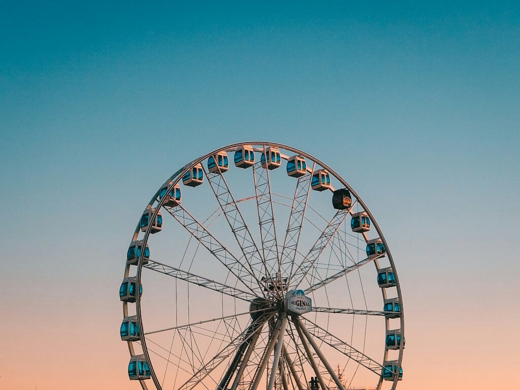 landscape photography of London Eye